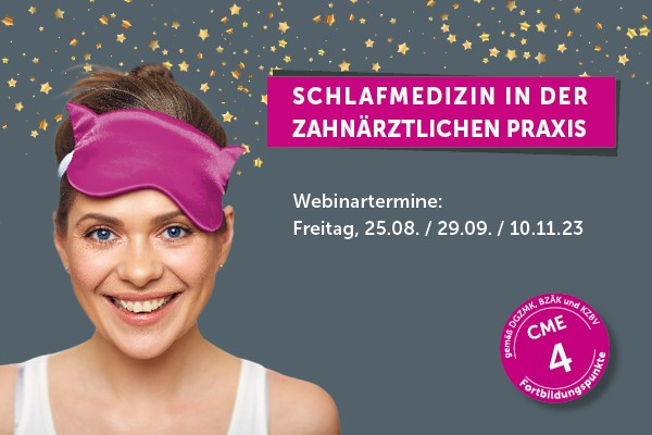 Webinar für Einsteiger in die zahnärztliche Schlafmedizin